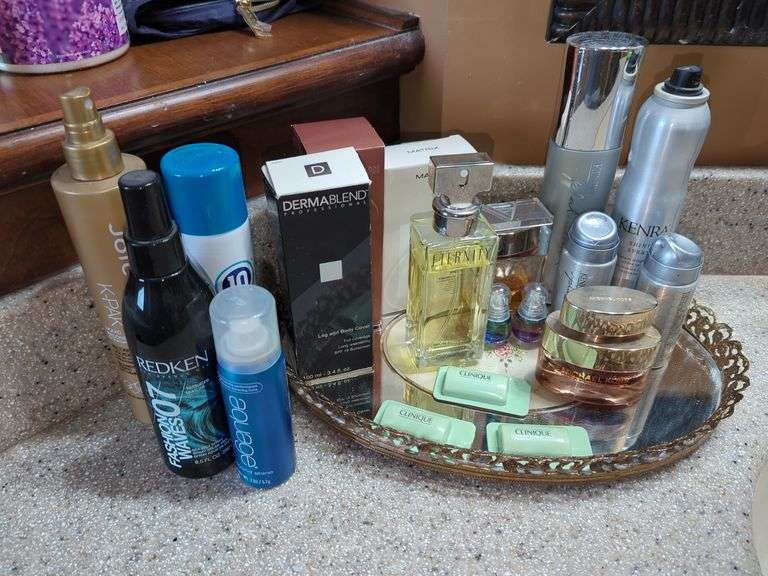 Assorted Hair Care and Fragrance Lot: Kenra, Redken, Joico, Calvin Klein Eternity, and More