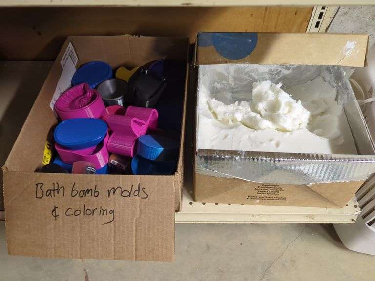 Bath Bomb Making Supplies: Molds, Colorant, and Base