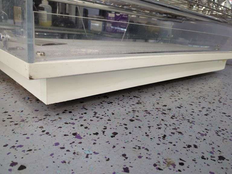 Salon Rolling Shelf With Plexiglass Sides, Thursday Pick Up ONLY