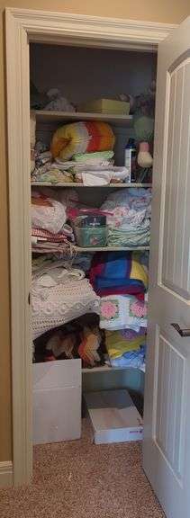 Household Items Including Linens, Decor, and More