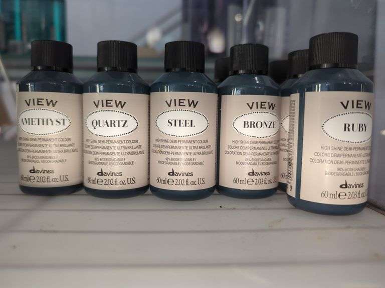 Davines VIEW Demi-Permanent Hair Color, Assorted Shades, Qty 8