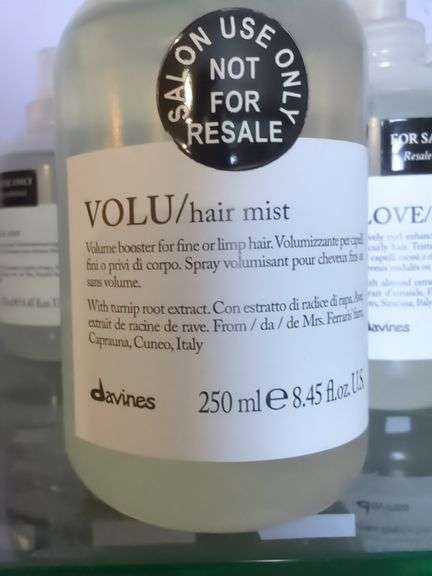 Davines Volu Hair Mist and Love Curl Revitalizer 250ml, Qty 8