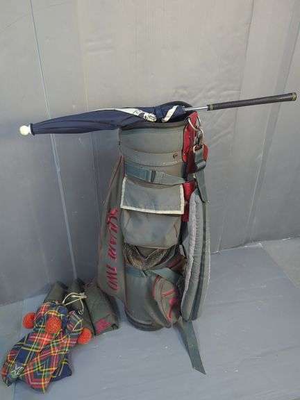 Square Two Golf Bag With Woods and Irons