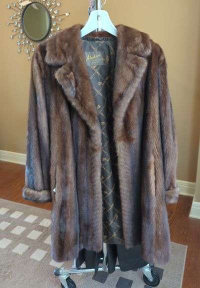 Alaskan Furs Lined Stroller Mink Coat