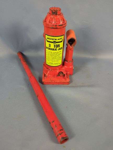Hydraulic Bottle Jacks: Western Auto 3 Ton & Handy-Andy 1.5 Ton