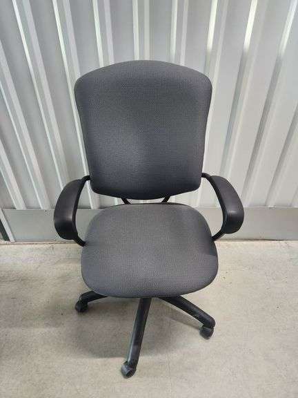High Back Rolling Desk Chairs, Qty 4