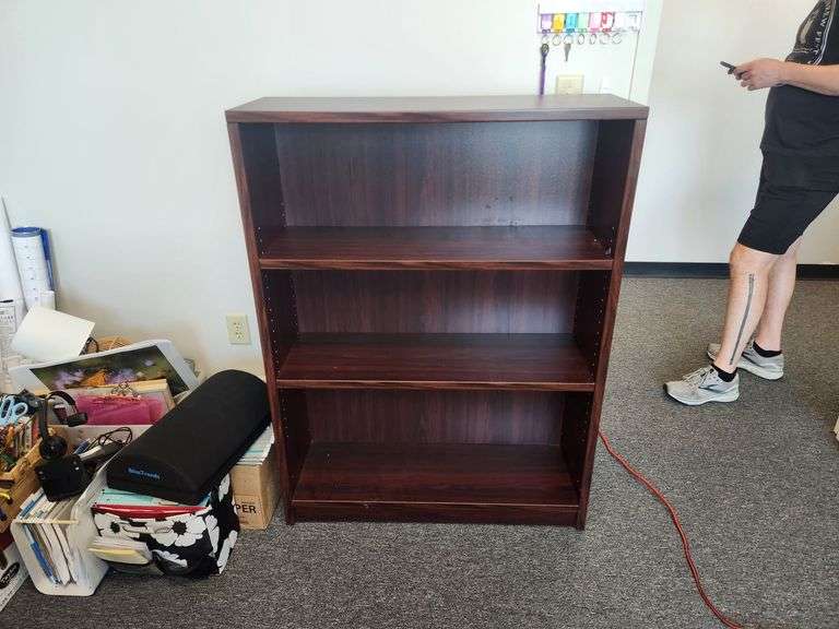Bookcase With Adjustable Shelves, Mild Wear