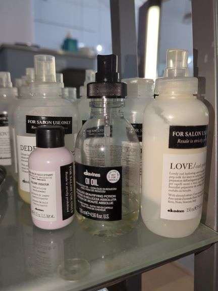 Davines Professional Back Bar Salon Hair Products, Partially Full