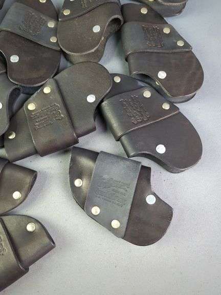 The Original Quickdraw Leather Knife Holster, Various Models, Qty 16