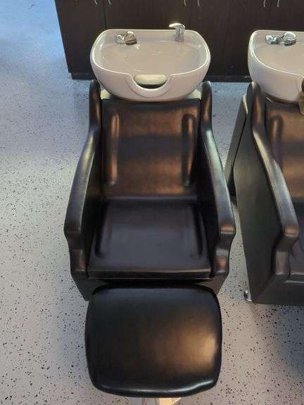 Minerva Salon Shampoo Bowl Chair with Foot Rest