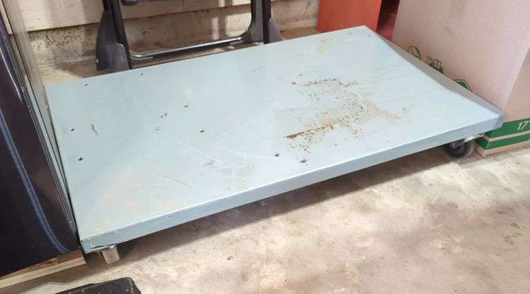Metal Shop Cart Dolly, 33"x20"x5"