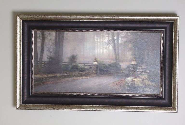 Framed Landscape Print, 17" x 19.5"
