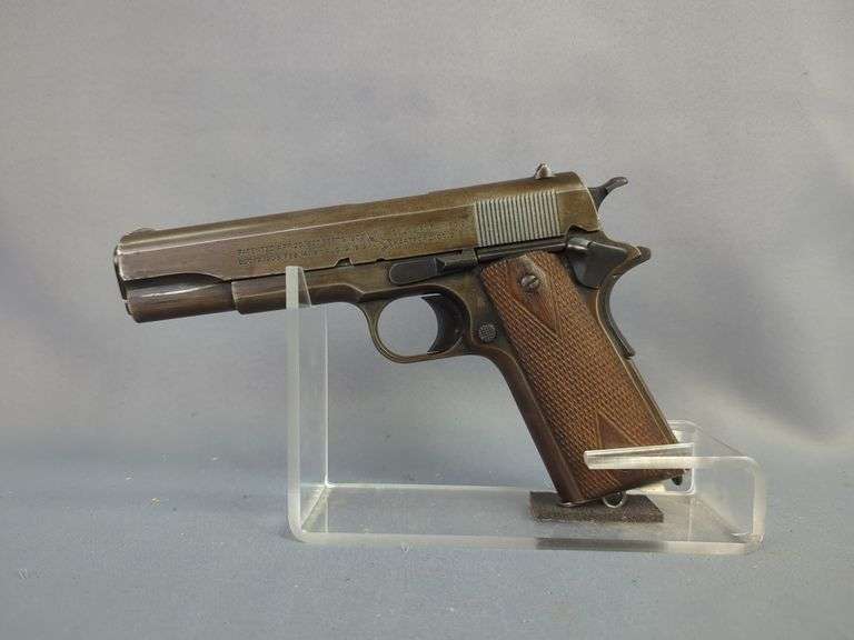 Colt 1911 US Army .45 Colt  Pistol SN# 525123, Marked United States Property, 3 Total Mags, Dual Mag Pouch, In Leather Holster