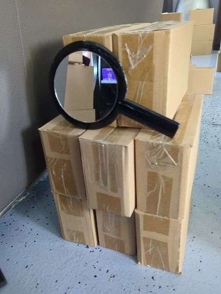 Handheld Double Sided Vanity Mirror, One Side 2X Magnification, Qty 8
