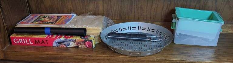 BBQ Grill Mat, Grilling Planks, Veggie Pan And Tofu Press