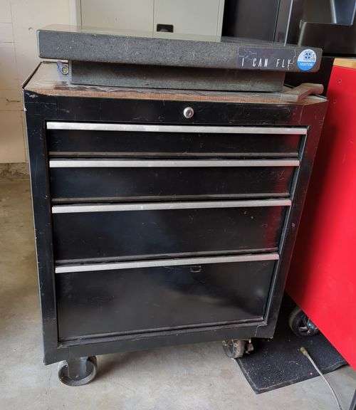 Craftsman Rolling Tool Cabinet, Surface Plate And Contents Not Included