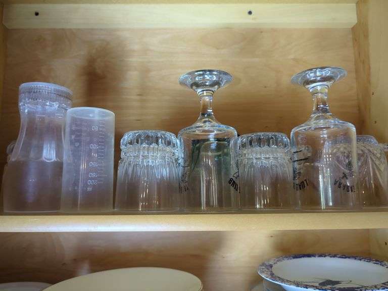 Kitchenware Including Plate And Bowl Set, Qty 4, Bowls, Glasses, and More