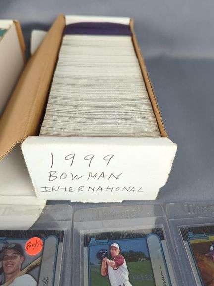 Topps Bowman Baseball Cards 1999-2001