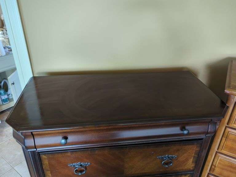 Wood Dresser with Drawers