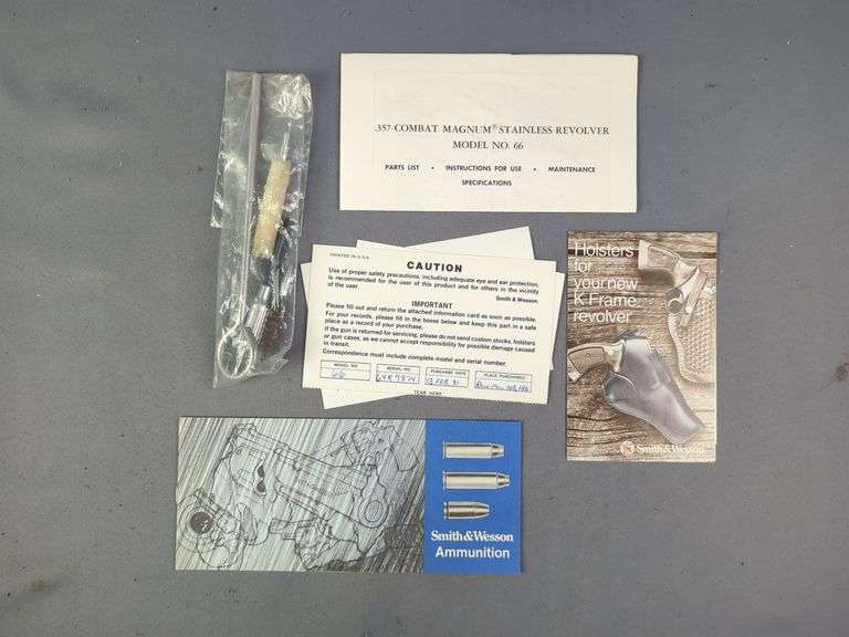 Smith & Wesson Mod 66-1 S&W .357 Magnum 6-Shot Revolver SN# 64K9874, In Box