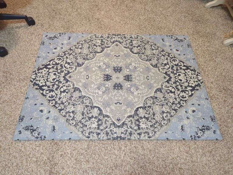 Designer Multi-Color Chairmat, 36" x 48"