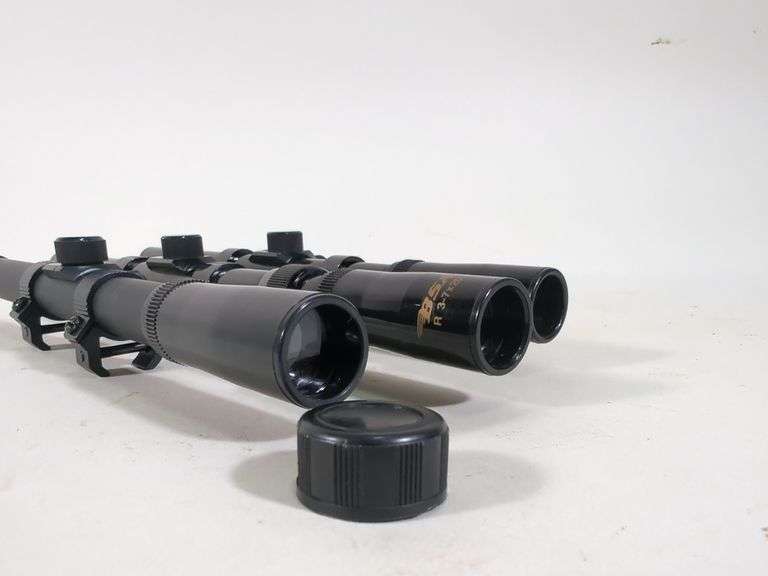 BSA R 3-7x20 Scope, Daisy 4x15 Scope, And Unmarked Scope