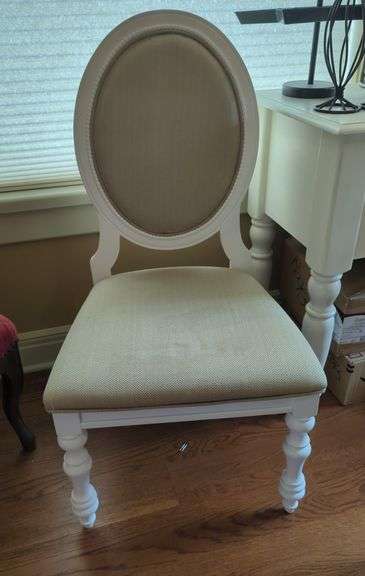 Painted Upholstered Dining Chair