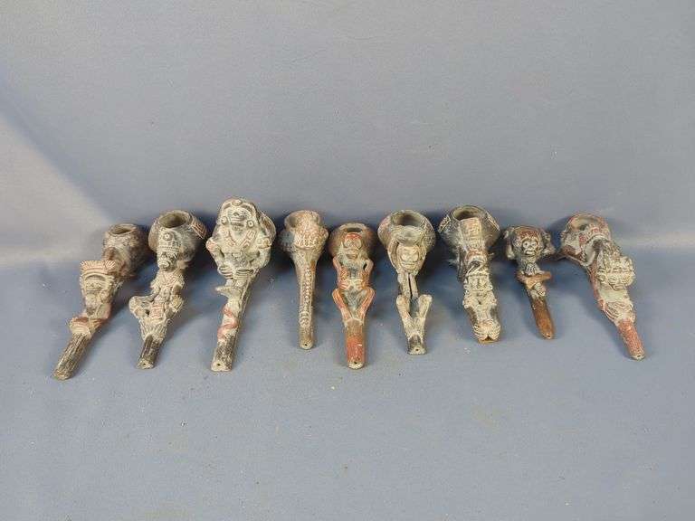 Ceramic/Clay Figurative Pipes