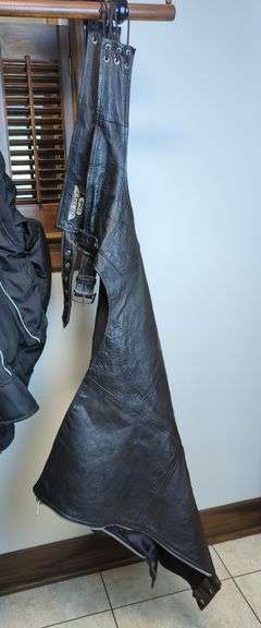 Biker's Club Leather Chaps - XL