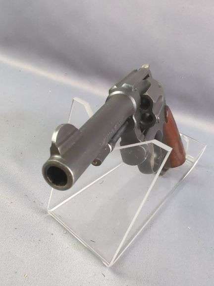 Smith & Wesson Victory Model .38 S&W Spl 6-Shot Revolver SN# 460169, In Leather Shoulder Holster