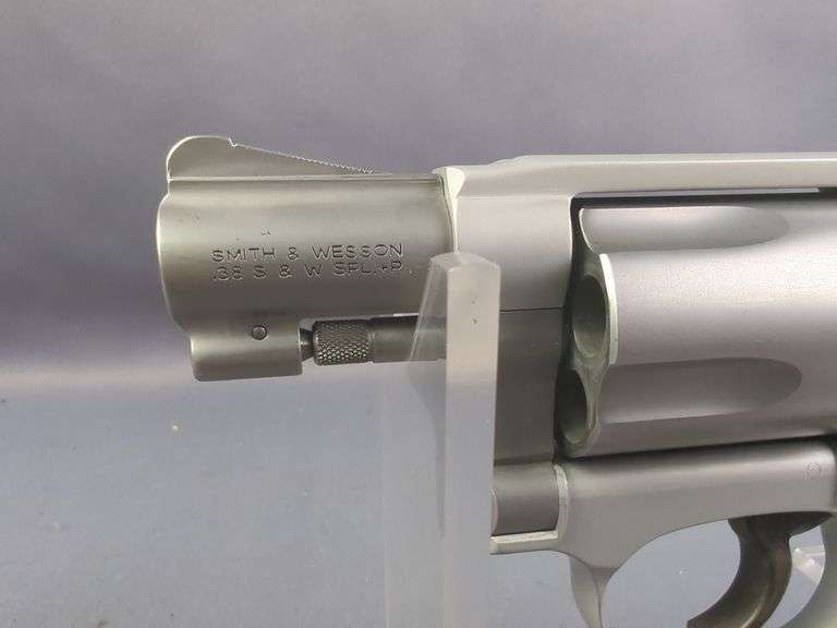 Smith & Wesson 638-3  .38 S&W Spl +P 5-Shot Revolver SN# CMY0132, Marked 'Molon Labe' (Greek For Come And Take Them), In Nylon Holster