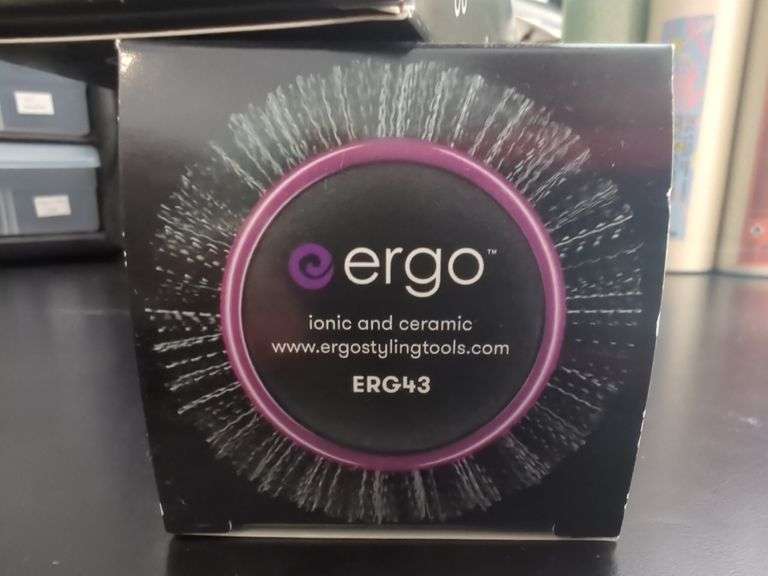 Ergo Super Gentle Ionic Ceramic Round Brushes, Qty 3