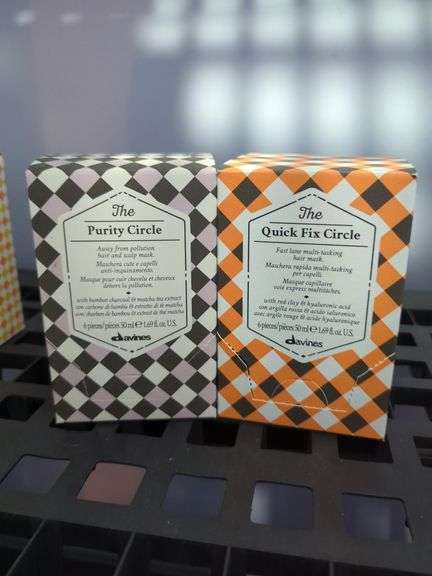Davines The Purity Circle and The Quick Fix Circle Hair Mask, Qty12