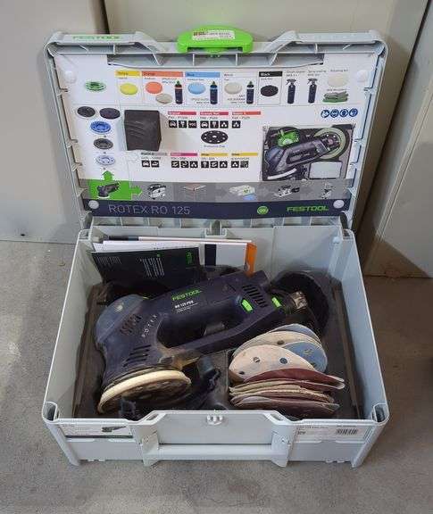 Festool Rotex Geared Eccentric Sander with Accessories