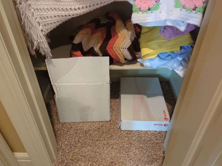 Household Items Including Linens, Decor, and More