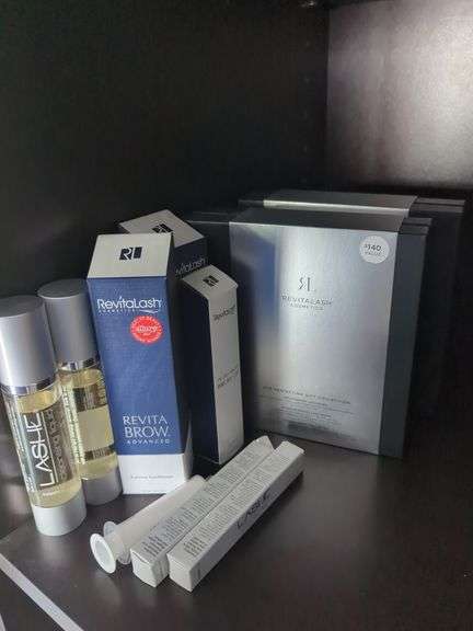 RevitaLash & LASHE Cosmetics Set - Perfecting Gift Collection, Brow Gel, Cleansing Liquid & More
