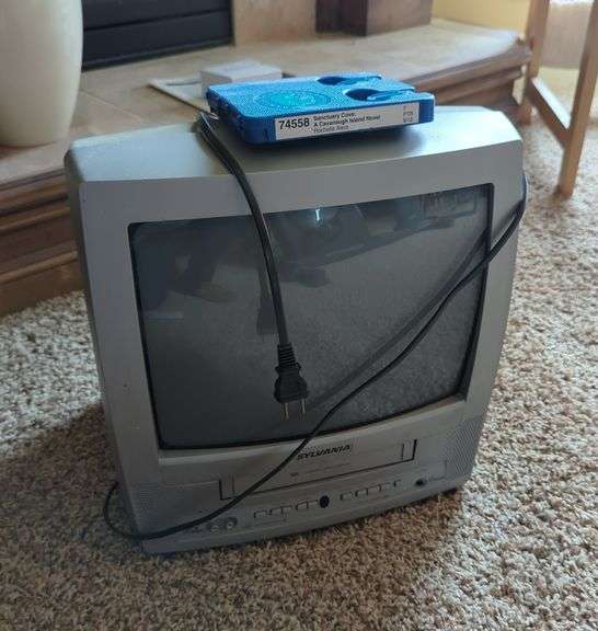 Sylvania TV VCR Combo with Library of Congress Talking Book