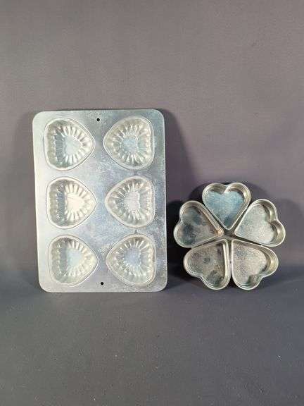 Nordic Ware Flower, Bundt, Wilton Mini Bundt, Heart Shapes