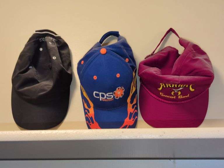 Men's Clothing Including Hats, Ties, Pants, Shirts, Magic Wire Whisk, Backpack And More, Contents Of Left Side Of Closet