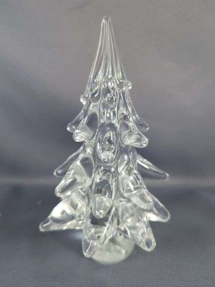 Clear Glass Christmas Trees