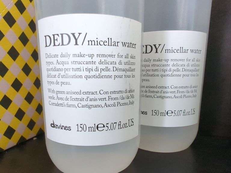 Davines Pasta & Love Shaving Products and DEDY/micellar water, Total Qty 8