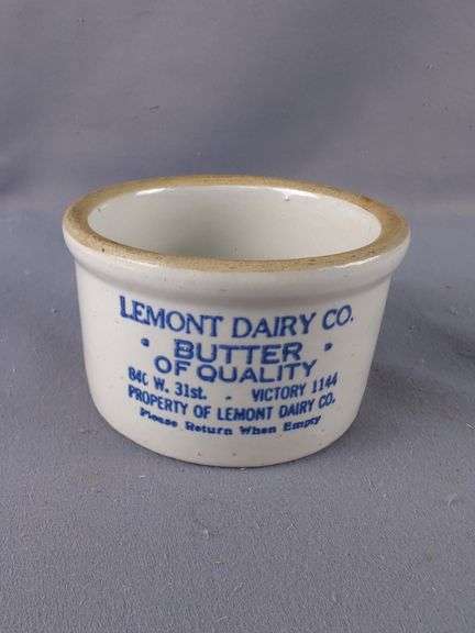 Lemont Dairy Co. Butter Crock