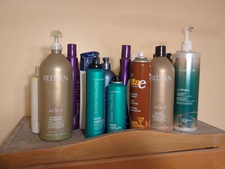 Hair Products and Supplies, Cabinet Not Included