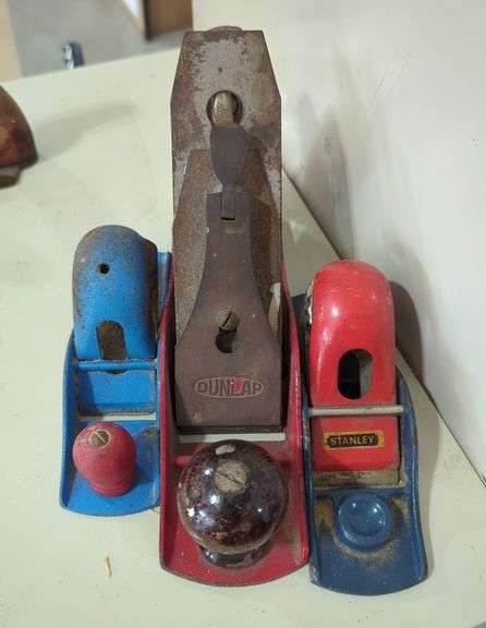 Hand Planes: Stanley & Dunlap, Qty 3