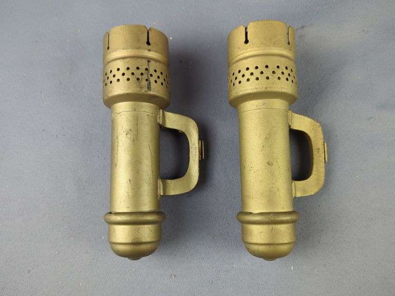 Railroad Spring Loaded Candle Holders