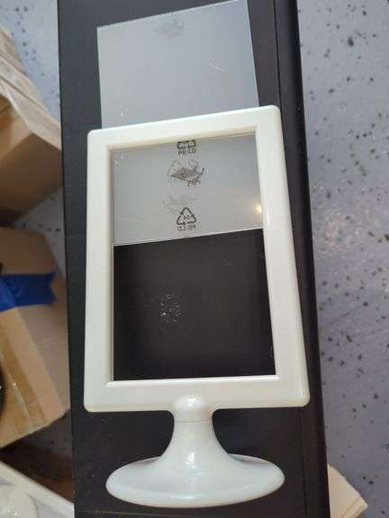 IKEA Plastic Tabletop Picture Frames With Pedestal Bases