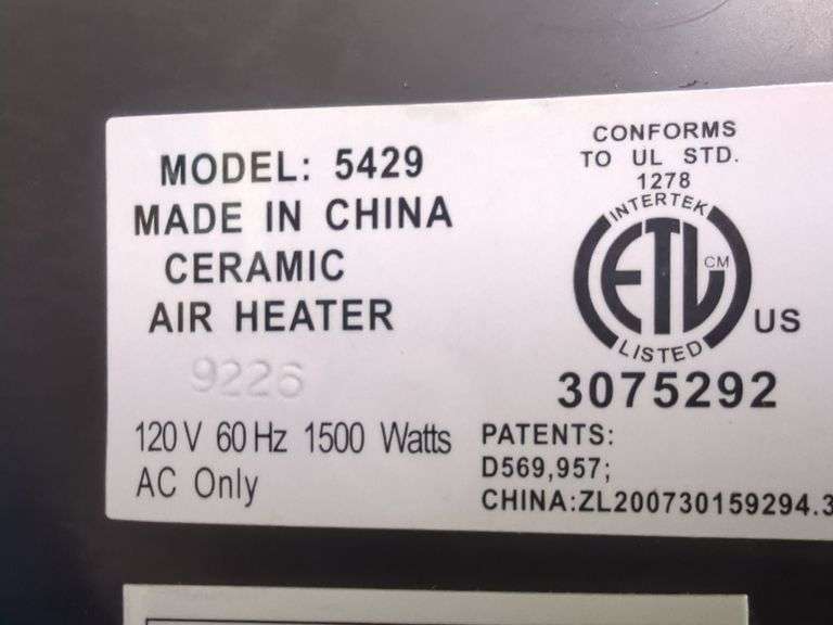 Lasko Heater, Duraflame Heater and Vornado Fan Lot