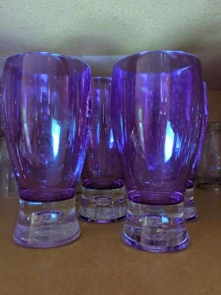 Glassware Including Martini Glasses, Pitcher, Wine Glasses And Acrylic Glasses