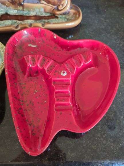 Ceramic ashtrays. Qty 2