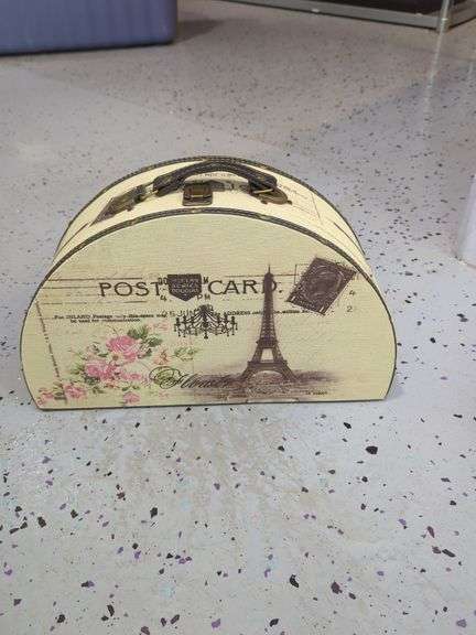 Decorative Storage Trunks, Paris Theme